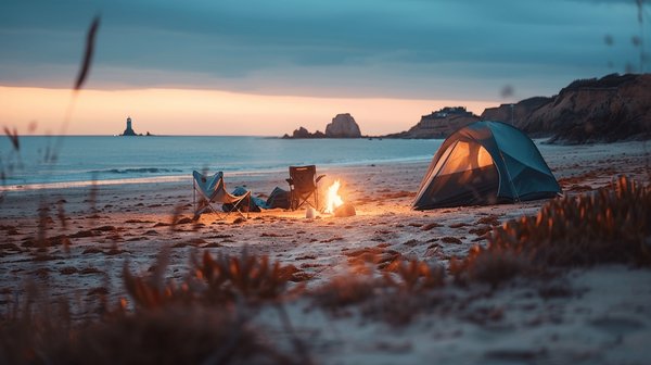 Camping en Bretagne: le bonheur au bord de mer